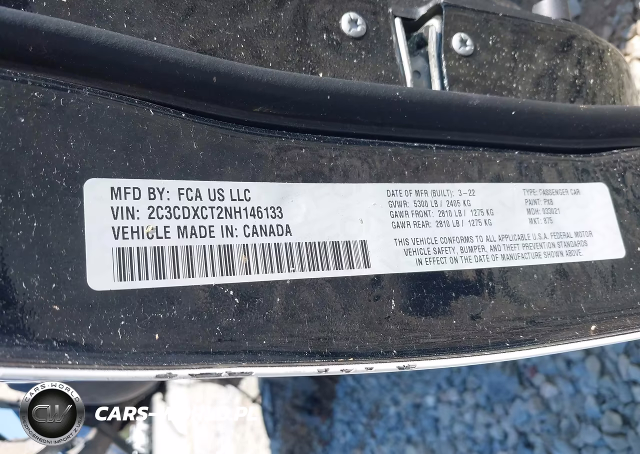 2022 Dodge Charger R-T VIN:2C3CDXCT2NH146133 - 9