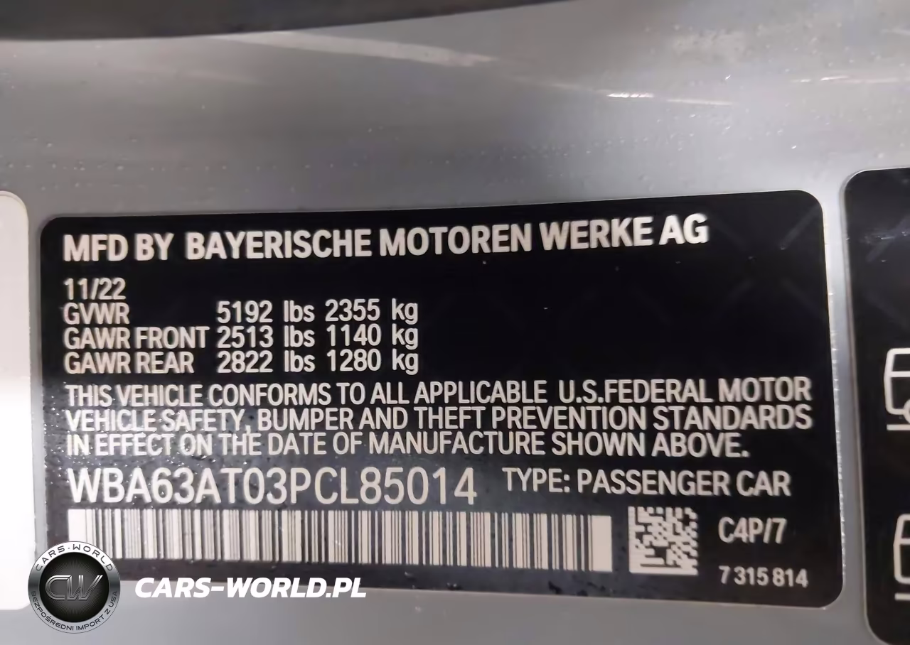 2023 BMW M440I xDrive VIN:WBA63AT03PCL85014 - 9