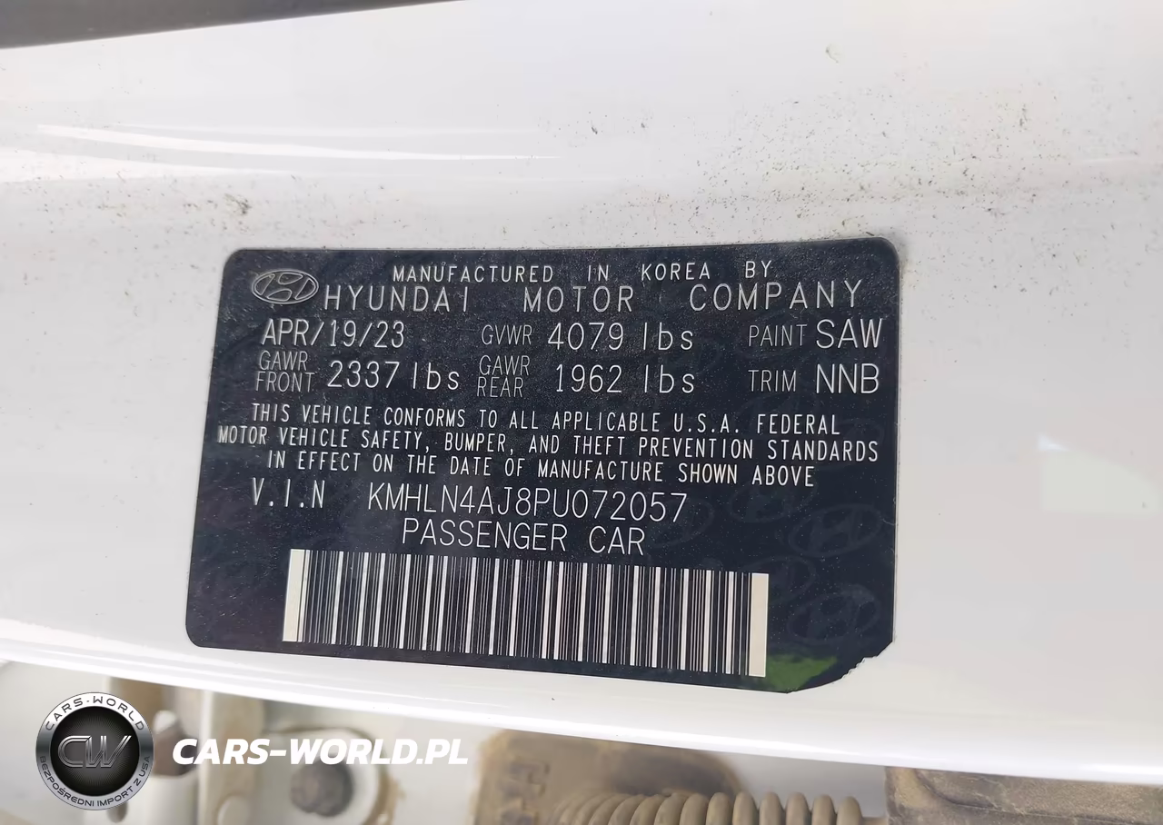 2023 Hyundai Elantra Hybrid Limited VIN:KMHLN4AJ8PU072057 - 9