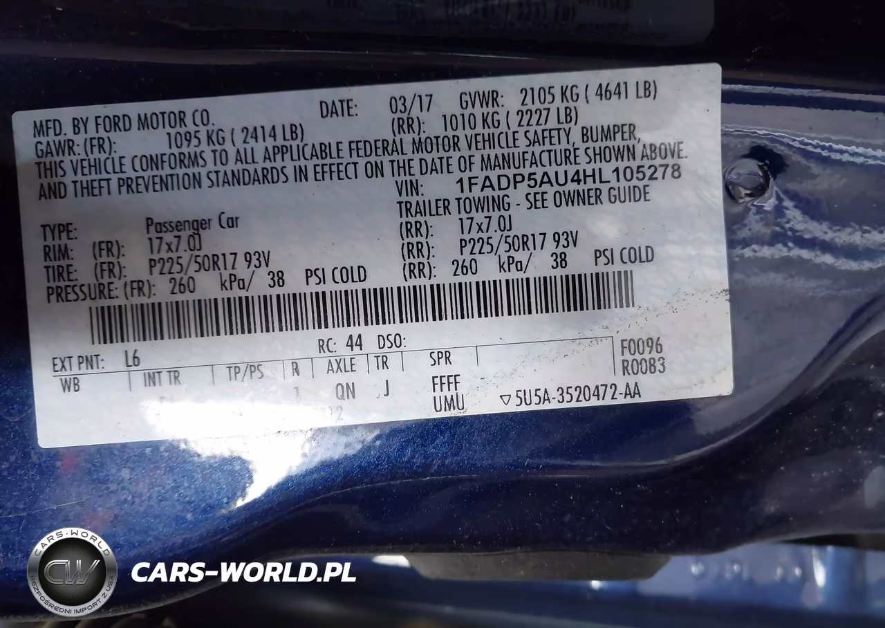 2017 Ford C-Max Hybrid Se VIN:1FADP5AU4HL105278 - 9