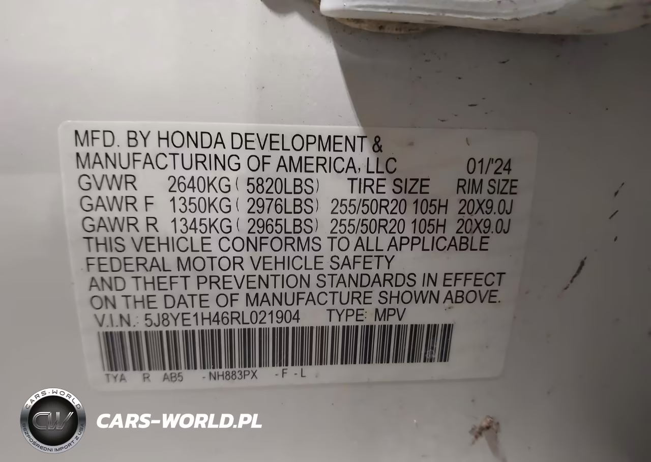 2024 Acura Mdx Technology Package VIN:5J8YE1H46RL021904 - 9