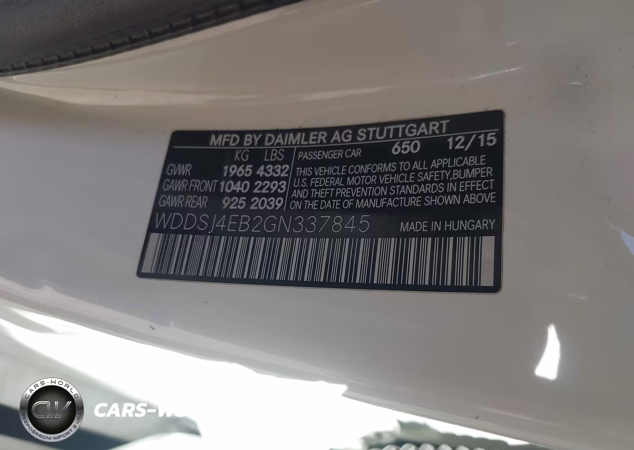 2016 Mercedes-Benz Cla 250 VIN:WDDSJ4EB2GN337845 - 9