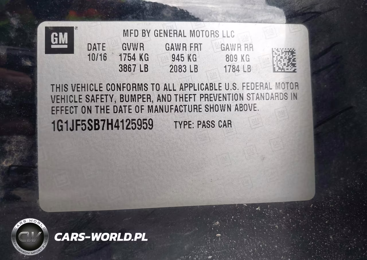 2017 Chevrolet Sonic Premier Auto VIN:1G1JF5SB7H4125959 - 9