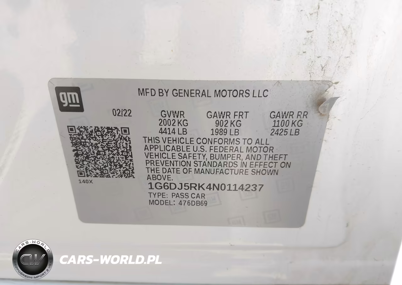 2022 Cadillac Ct4 Luxury VIN:1G6DJ5RK4N0114237 - 9
