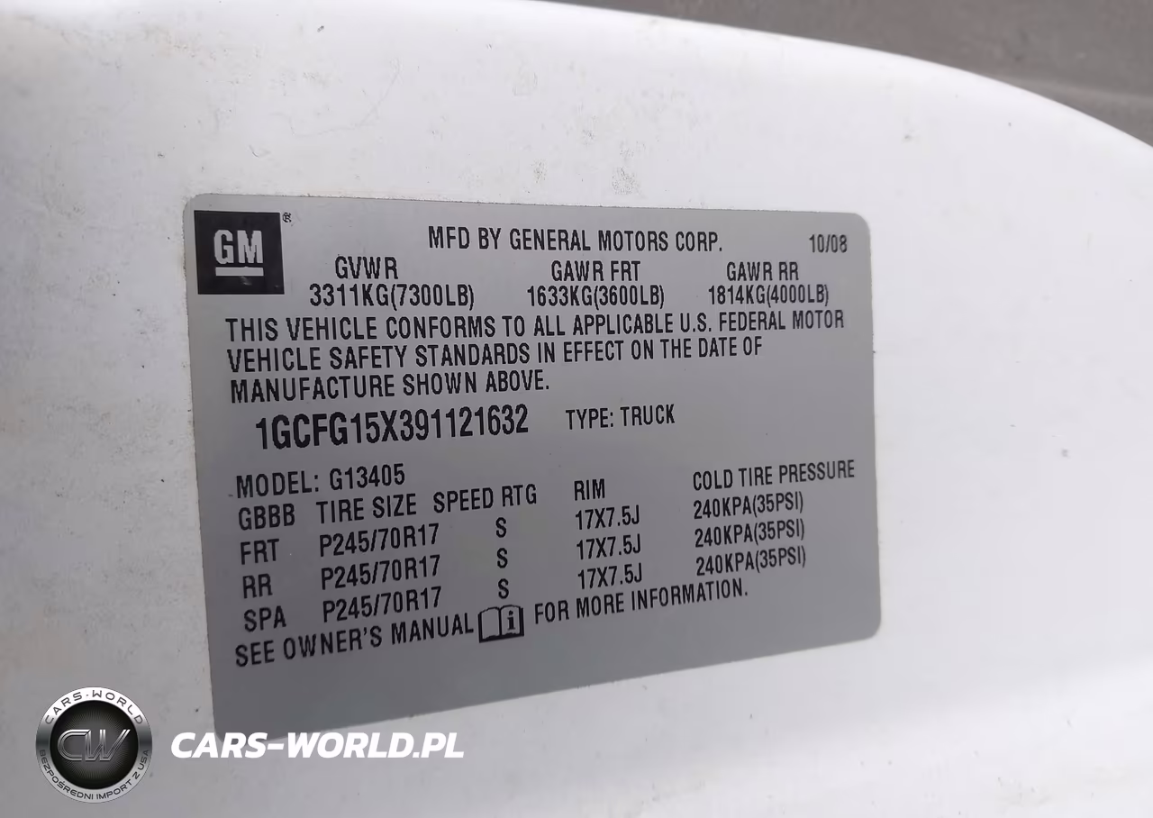 2009 Chevrolet Express 1500 Work Van VIN:1GCFG15X391121632 - 9