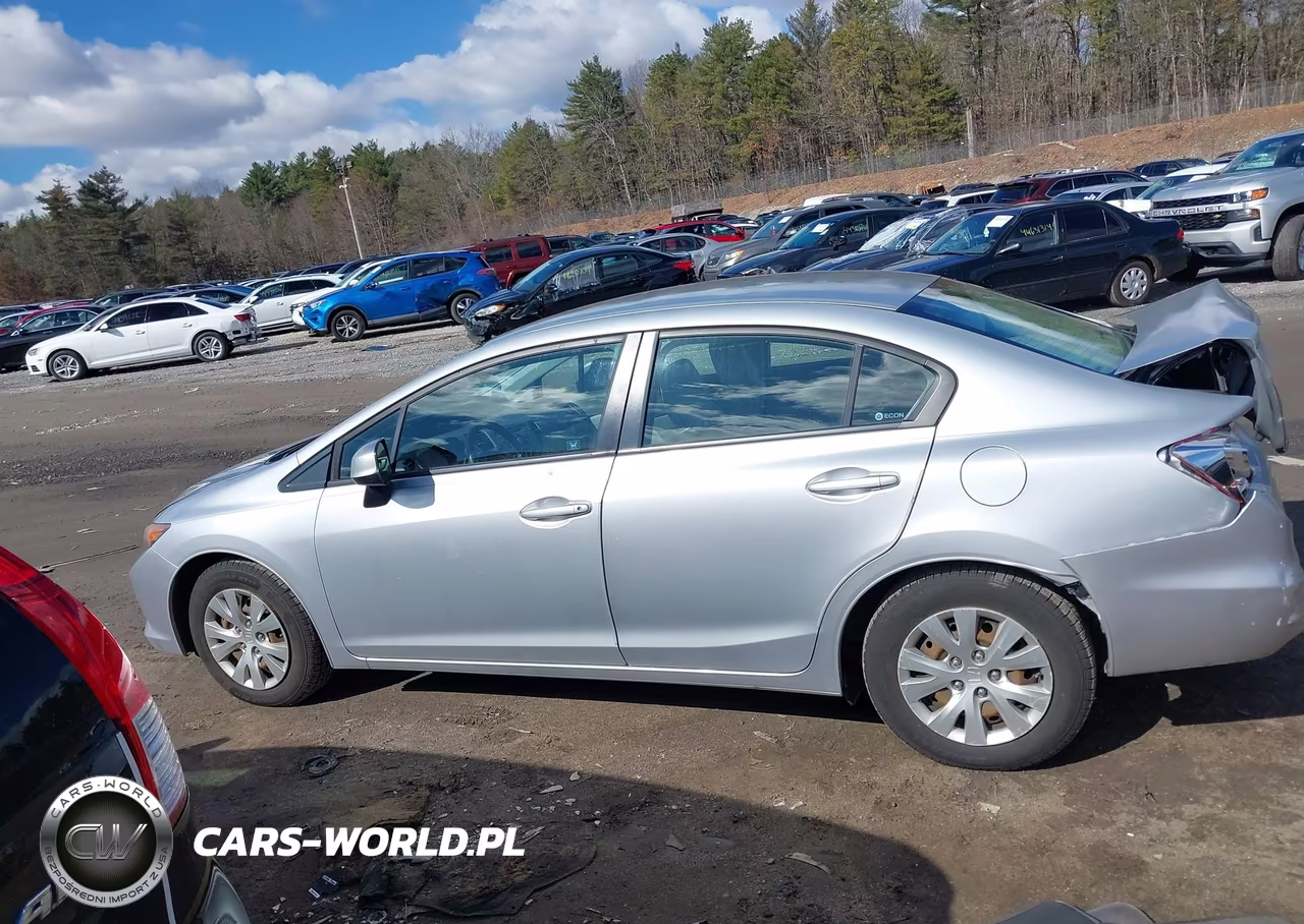 2012 Honda Civic Lx VIN:2HGFB2F51CH558928 - 14