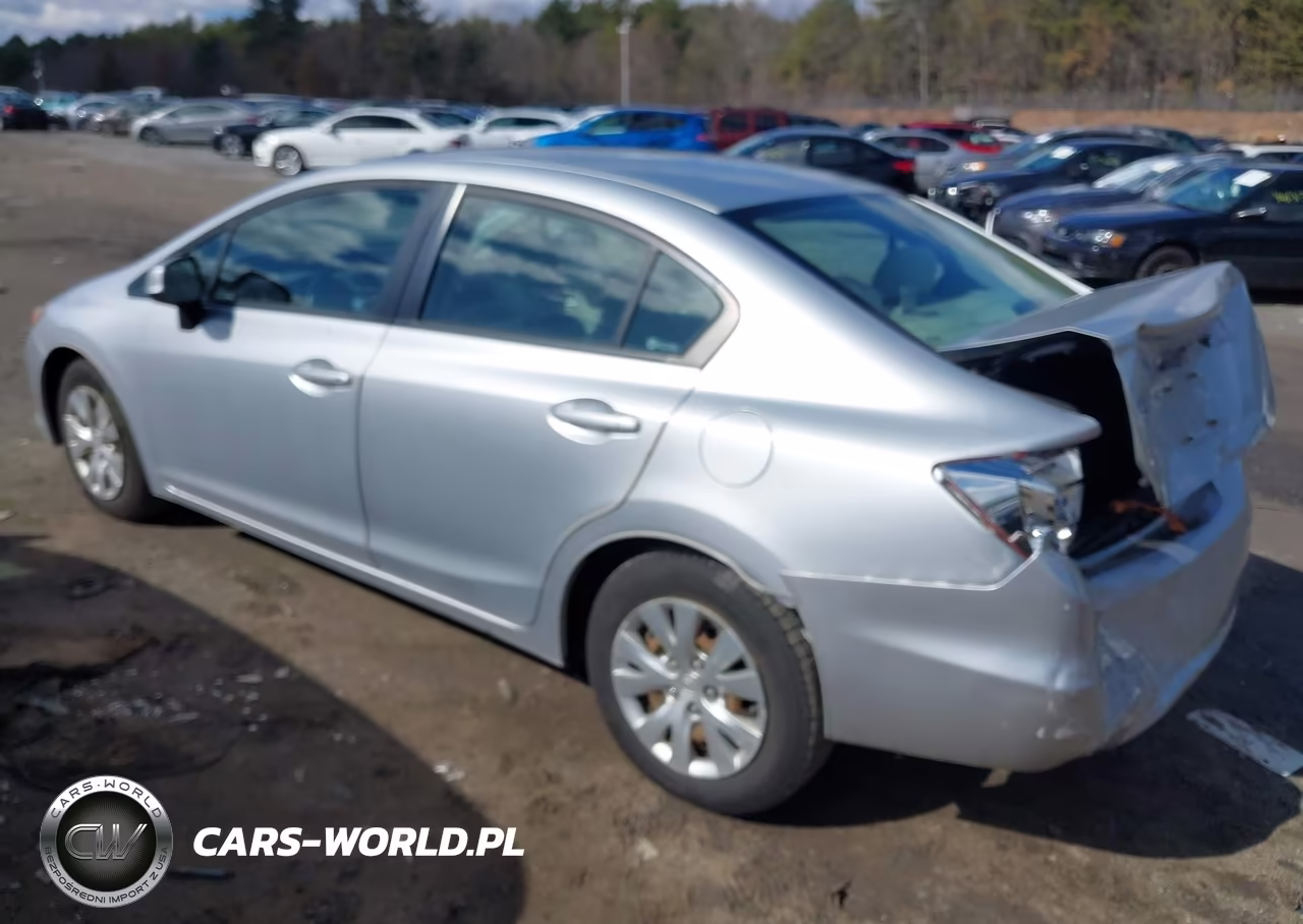 2012 Honda Civic Lx VIN:2HGFB2F51CH558928 - 3