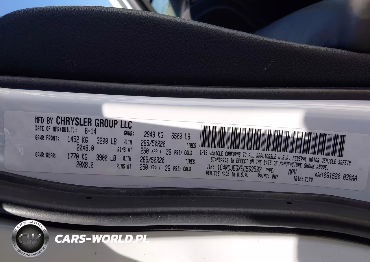 2014 Dodge Durango Citadel VIN:1C4RDJEGXEC563537 - 9