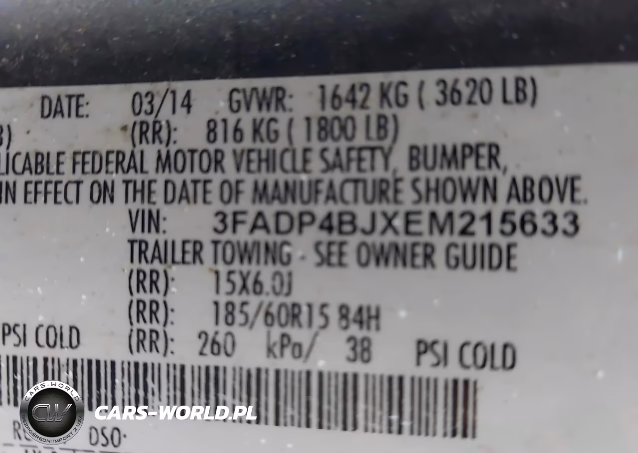 2014 Ford Fiesta Se VIN:3FADP4BJXEM215633 - 9