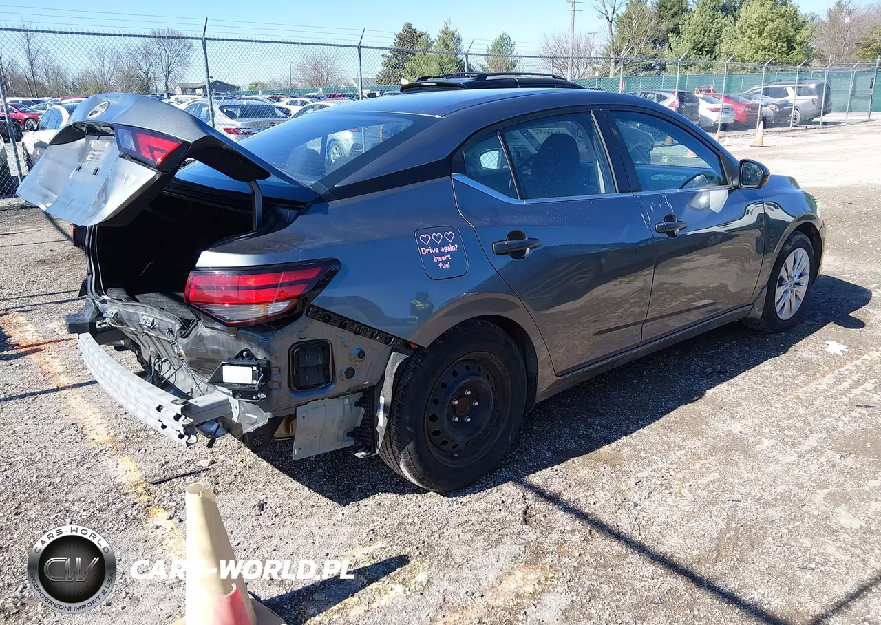 2025 Nissan Sentra S VIN:3N1AB8BV9SY215393 - 4