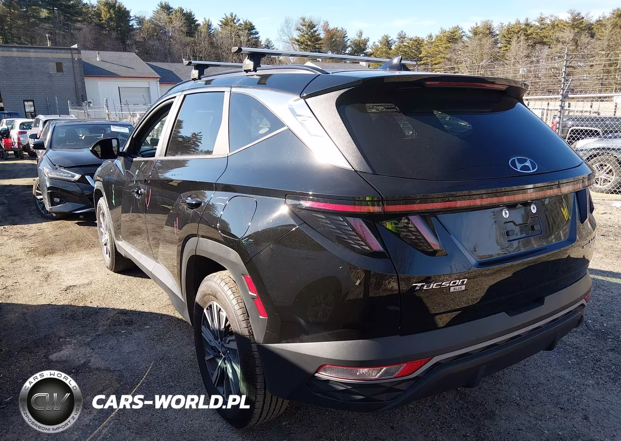 2022 Hyundai Tucson Hybrid Blue VIN:KM8JBCA17NU031068 - 3