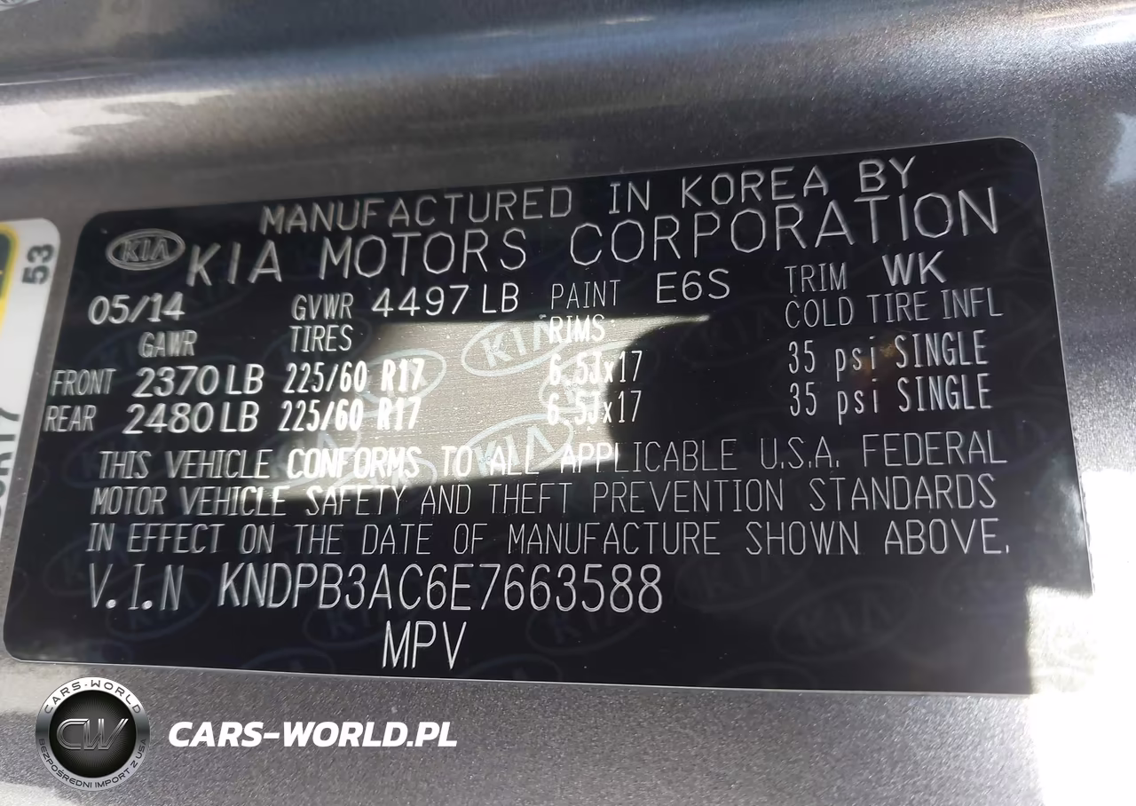 2014 Kia Sportage Lx VIN:KNDPB3AC6E7663588 - 9