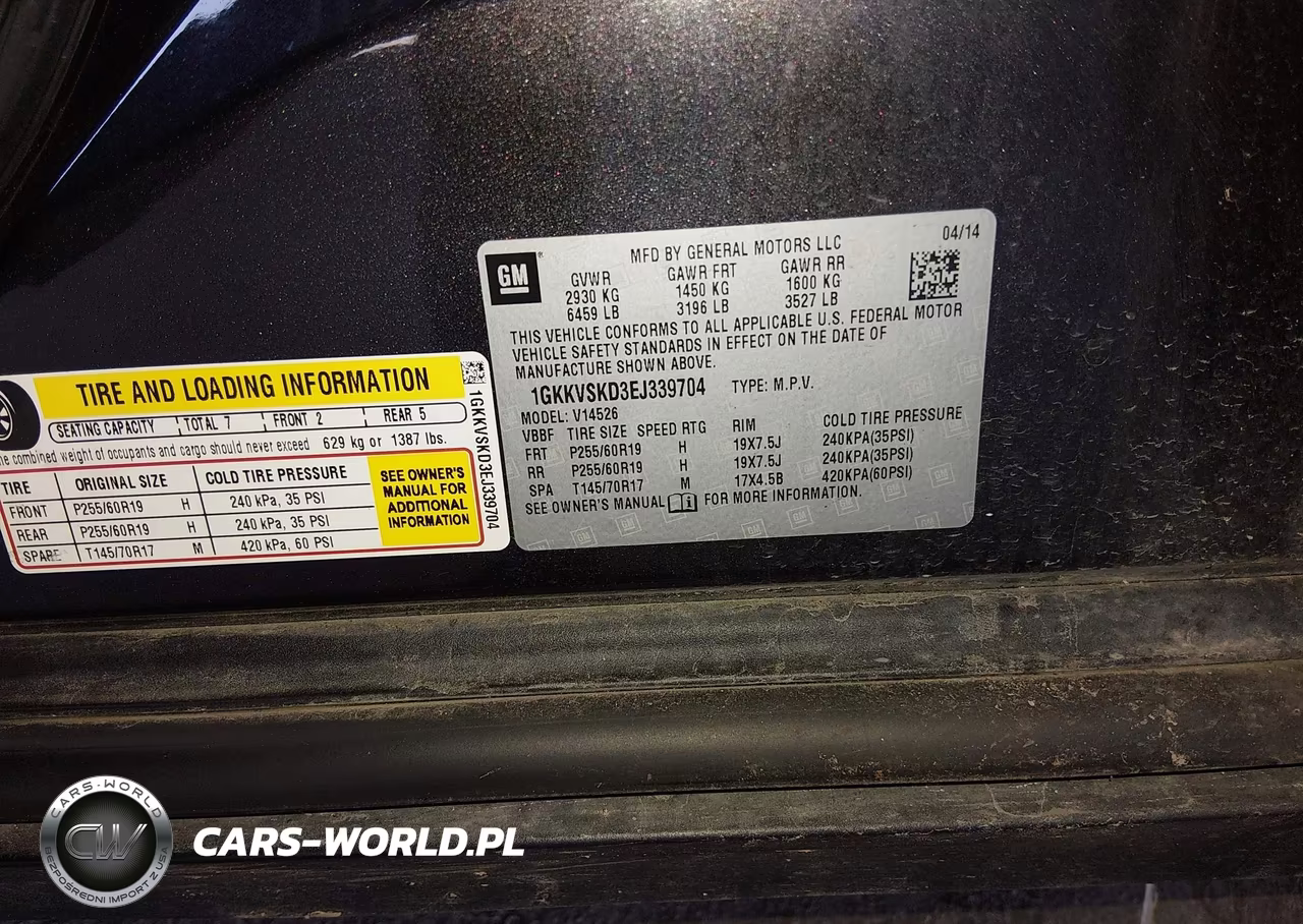 2014 GMC Acadia Slt-2 VIN:1GKKVSKD3EJ339704 - 9