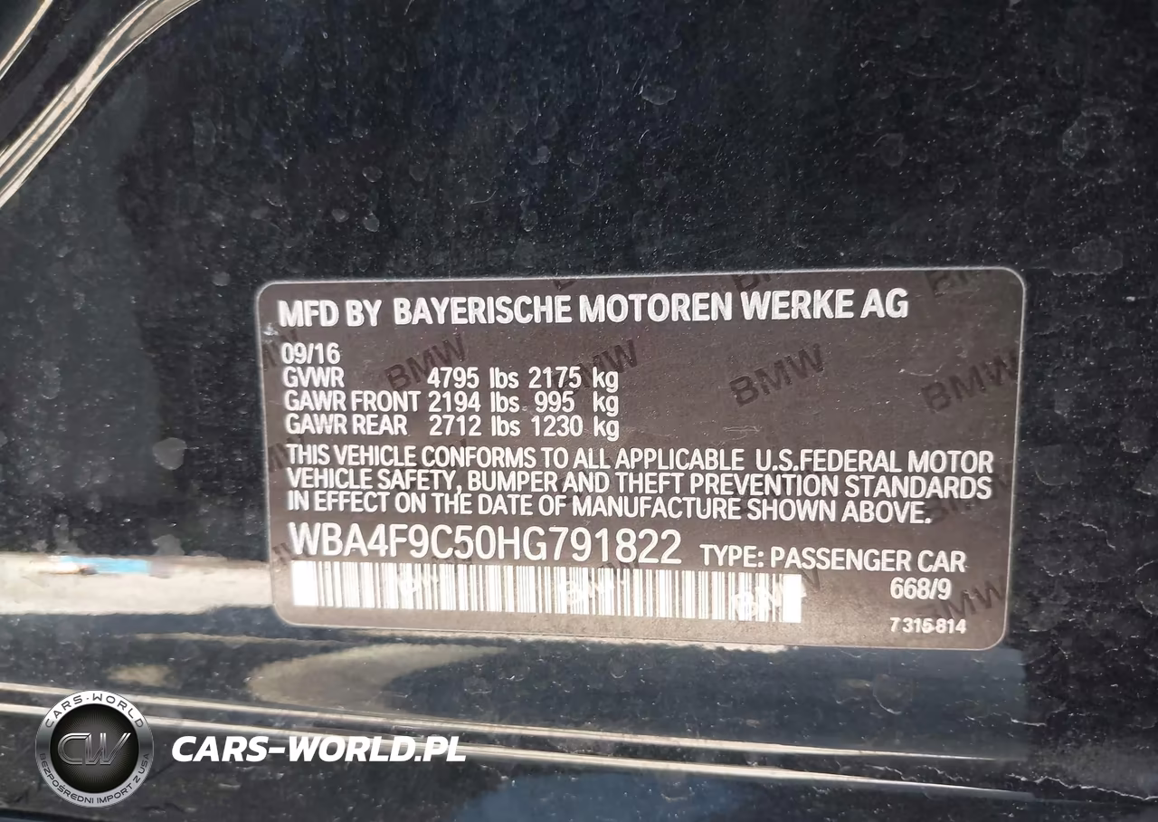 2017 BMW 430I Gran Coupe xDrive VIN:WBA4F9C50HG791822 - 9