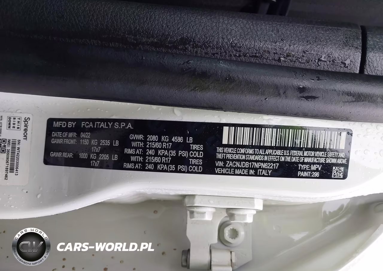 2022 Jeep Renegade Latitude 4X4 VIN:ZACNJDB17NPN62217 - 9