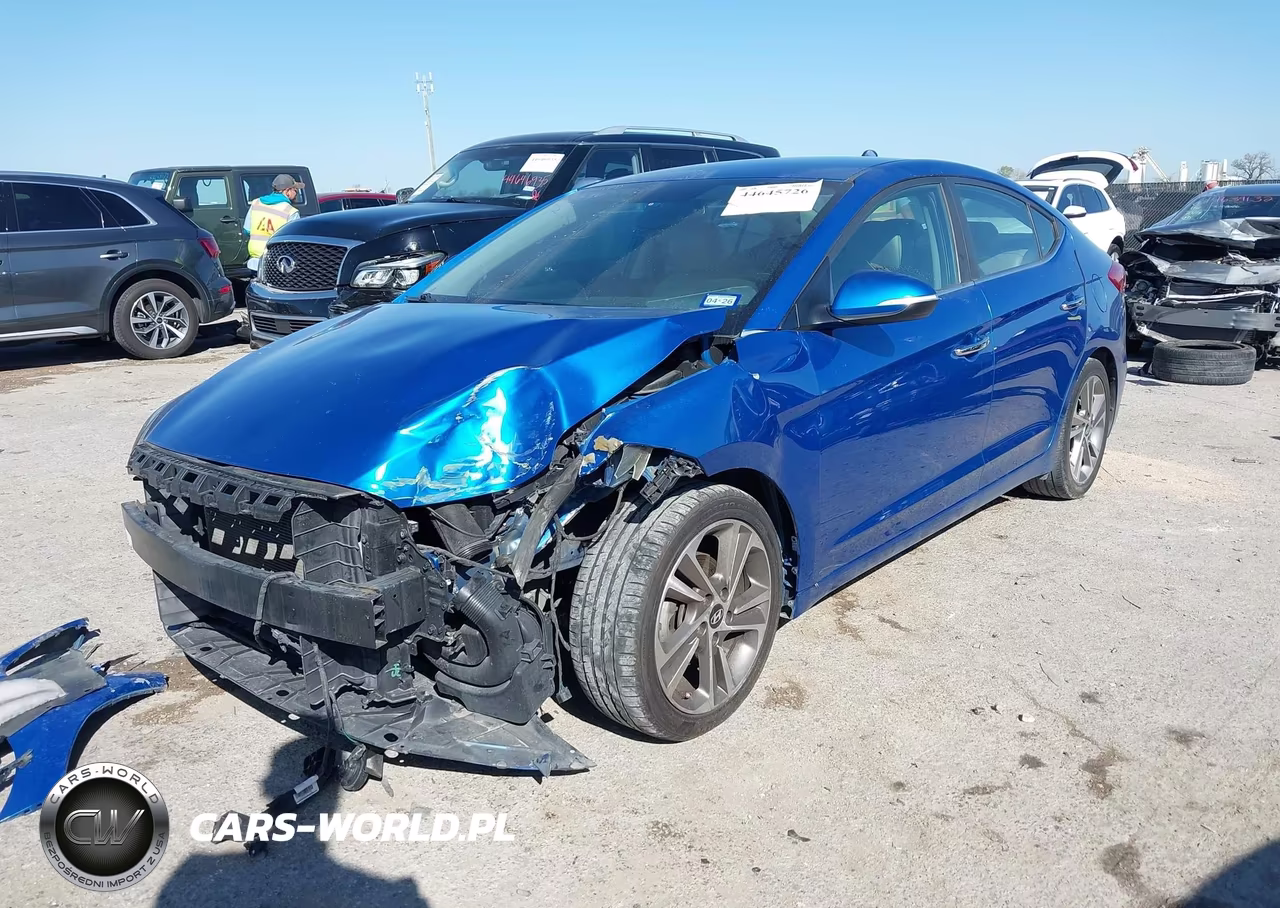 2017 Hyundai Elantra Limited VIN:5NPD84LF8HH045414 - 2
