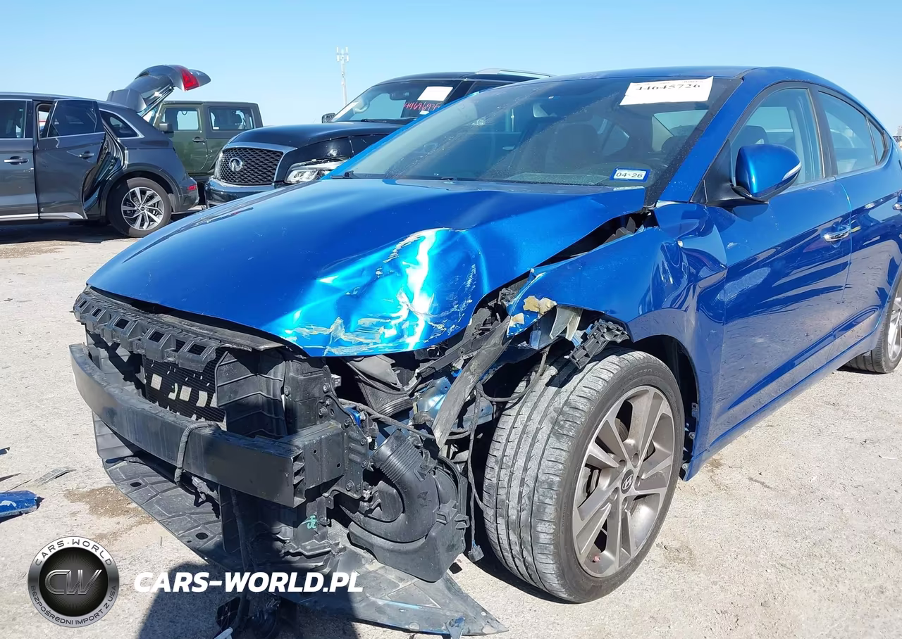 2017 Hyundai Elantra Limited VIN:5NPD84LF8HH045414 - 6