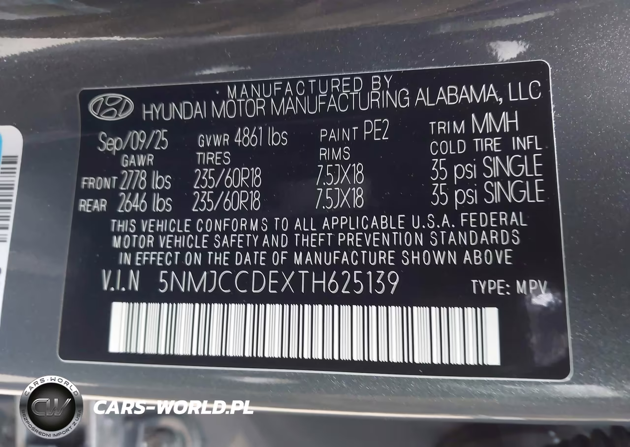 2026 Hyundai Tucson Sel Premium VIN:5NMJCCDEXTH625139 - 9