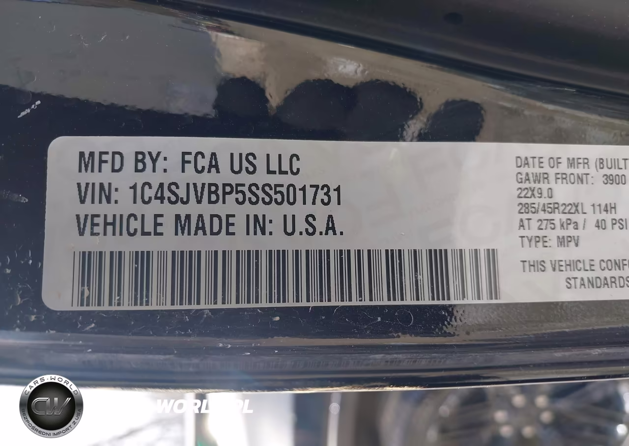 2025 Jeep Wagoneer Series Ii 4X4 VIN:1C4SJVBP5SS501731 - 9