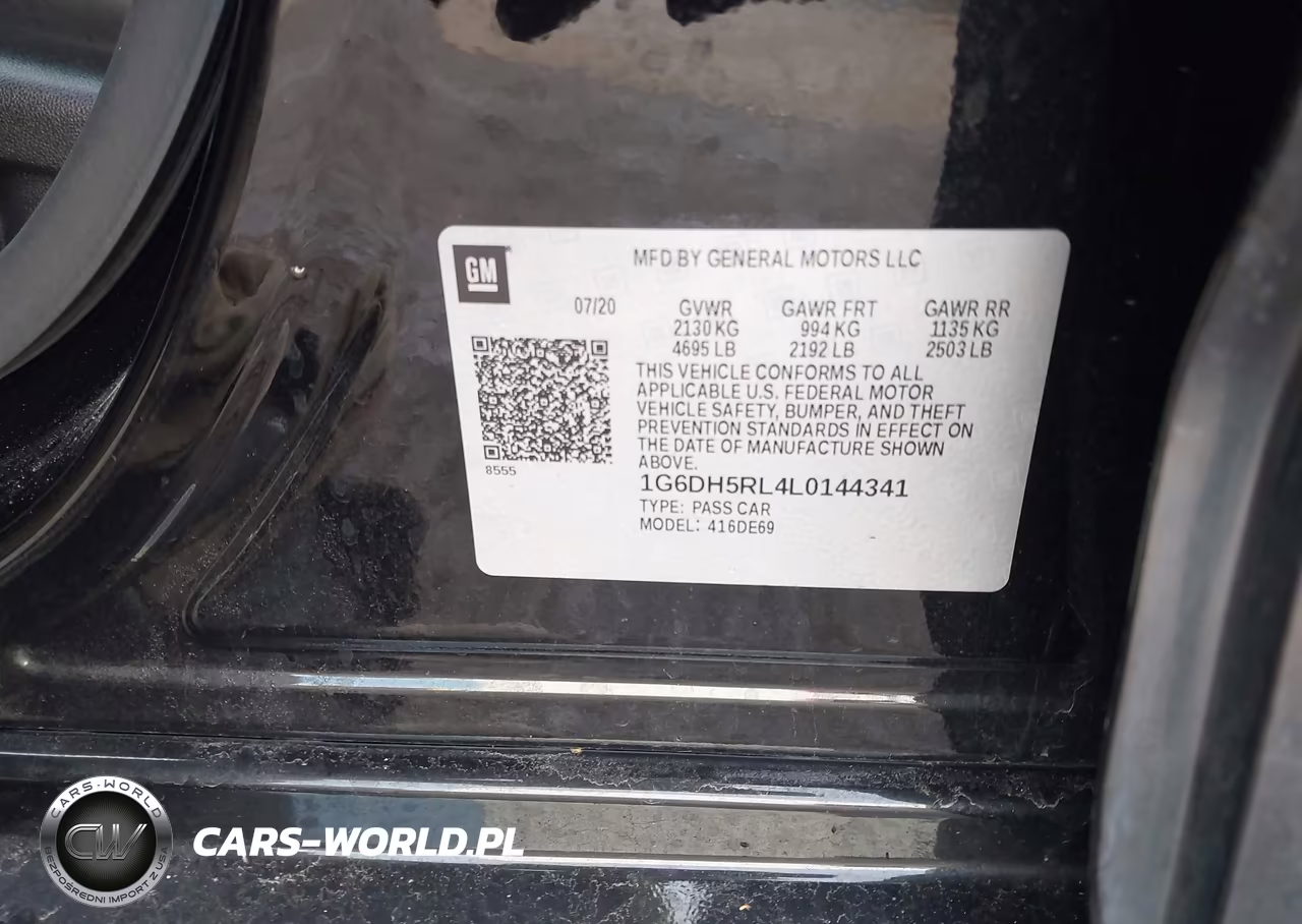 2020 Cadillac Ct4 V-Series VIN:1G6DH5RL4L0144341 - 9