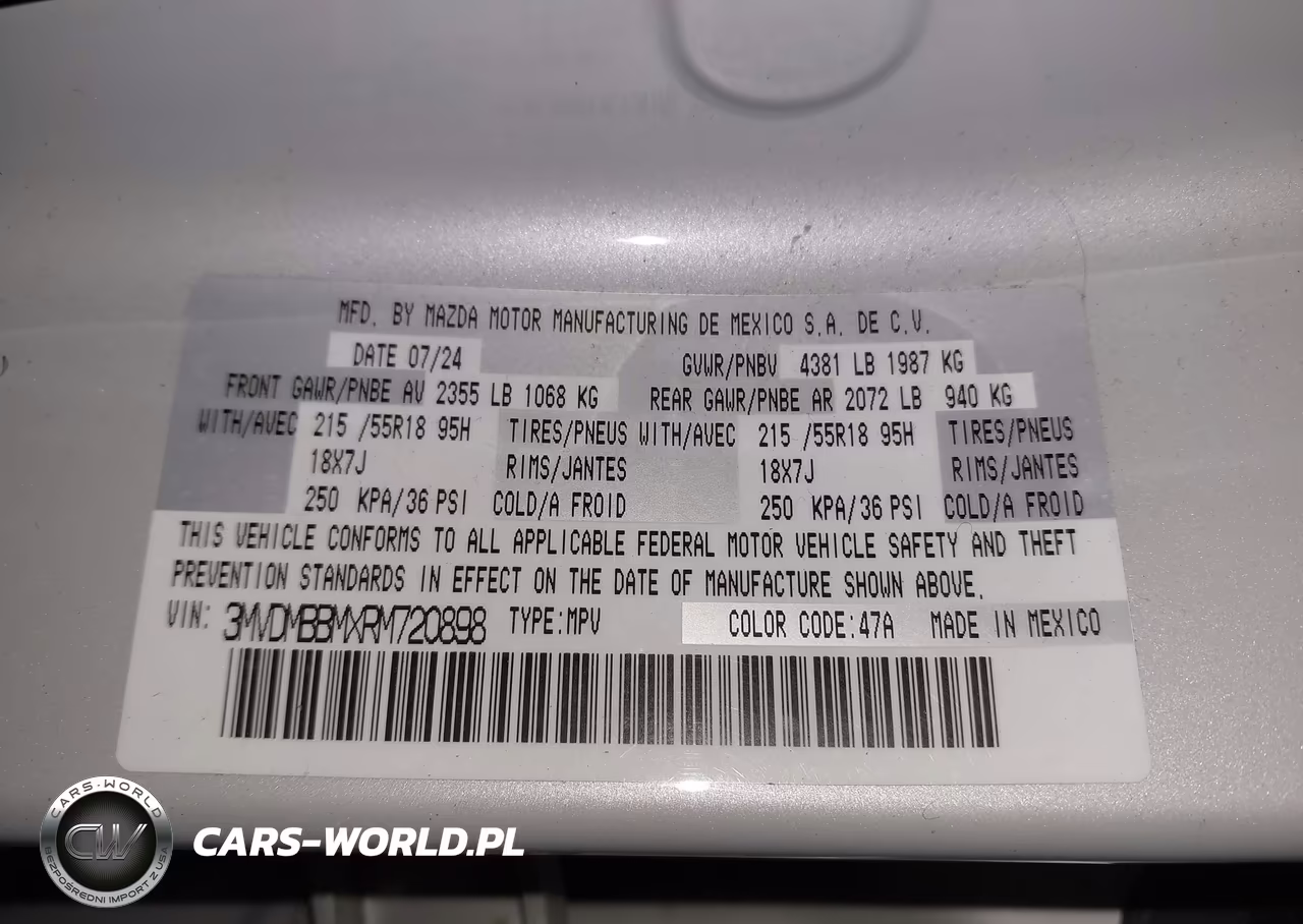 2024 Mazda Cx-30 2.5 S Select Sport VIN:3MVDMBBMXRM720898 - 9