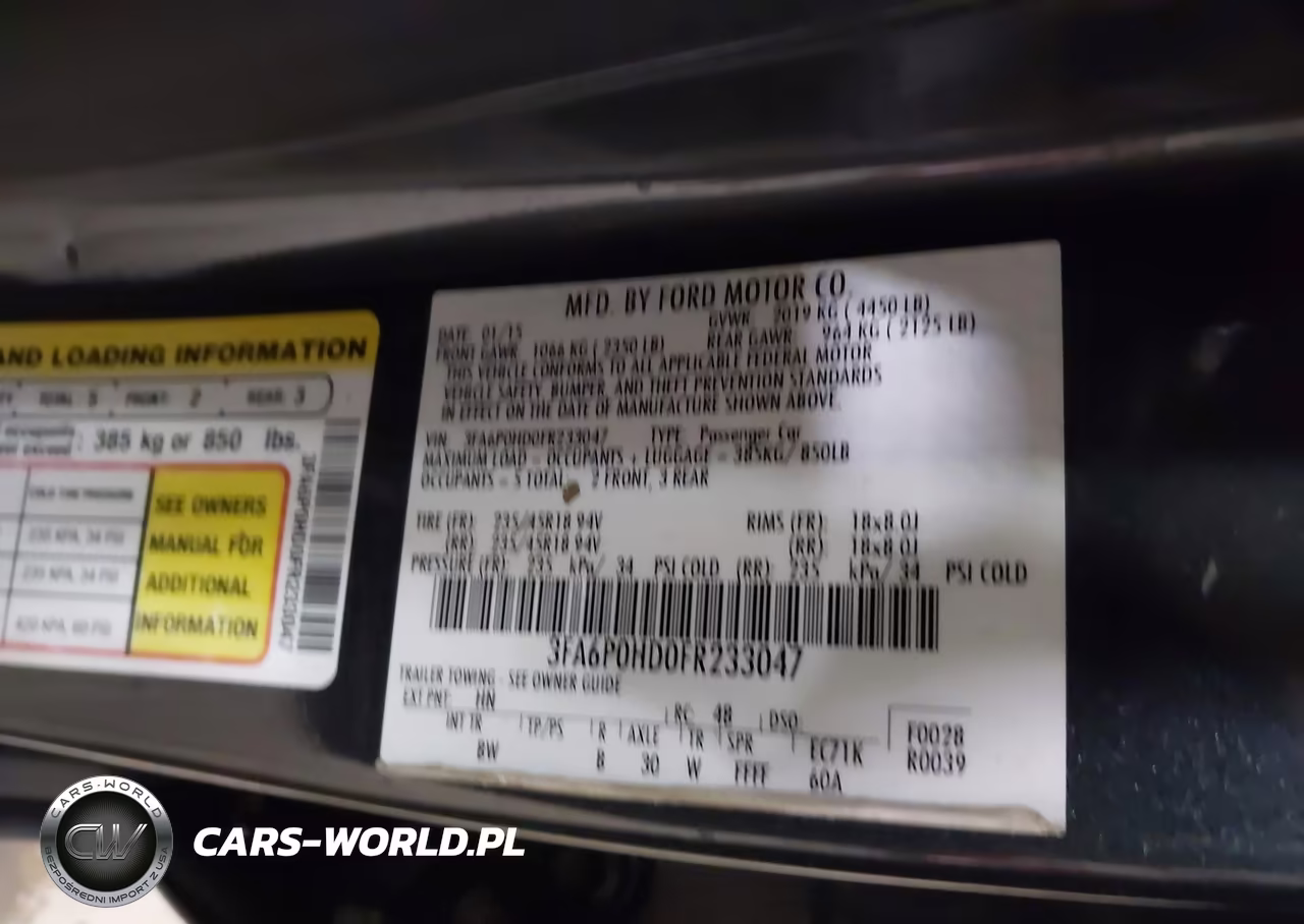 2015 Ford Fusion Se VIN:3FA6P0HD0FR233047 - 9