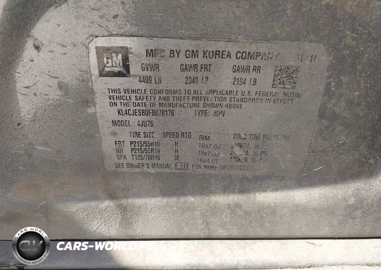 2015 Buick Encore VIN:KL4CJESB0FB078176 - 9