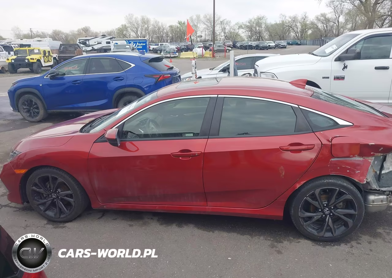 2019 Honda Civic Ex VIN:JHMFC1F31KX003894 - 14