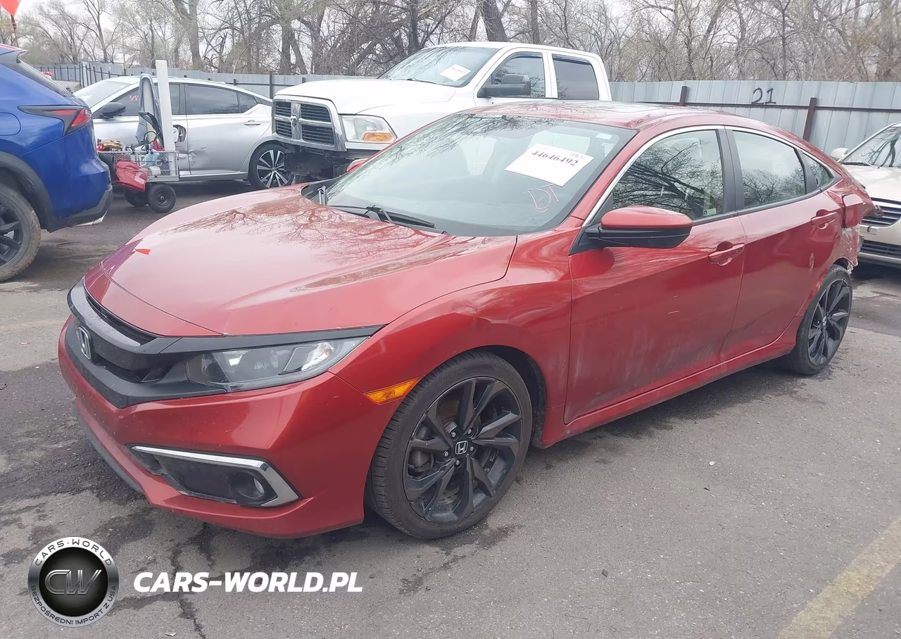 2019 Honda Civic Ex VIN:JHMFC1F31KX003894 - 2