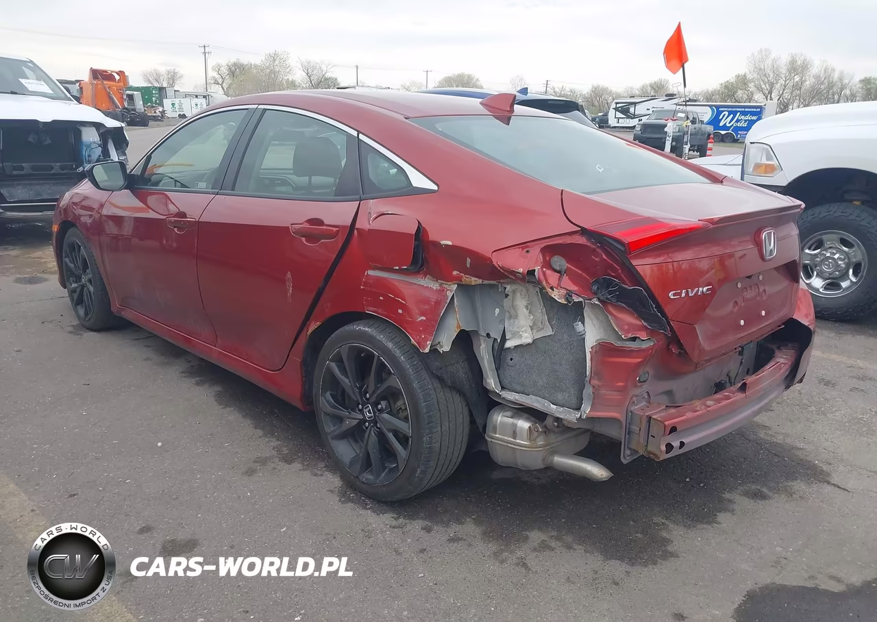 2019 Honda Civic Ex VIN:JHMFC1F31KX003894 - 3