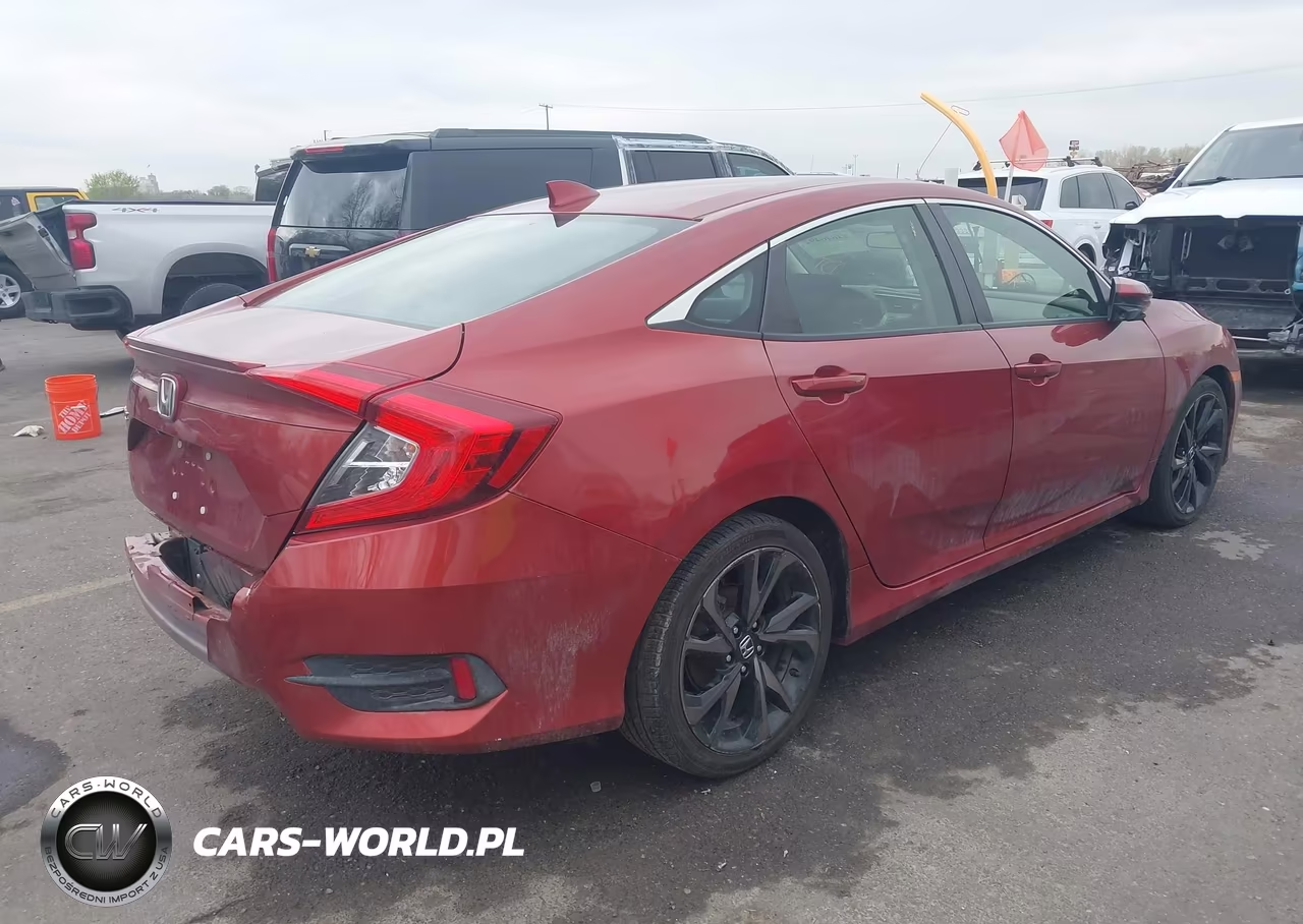 2019 Honda Civic Ex VIN:JHMFC1F31KX003894 - 4