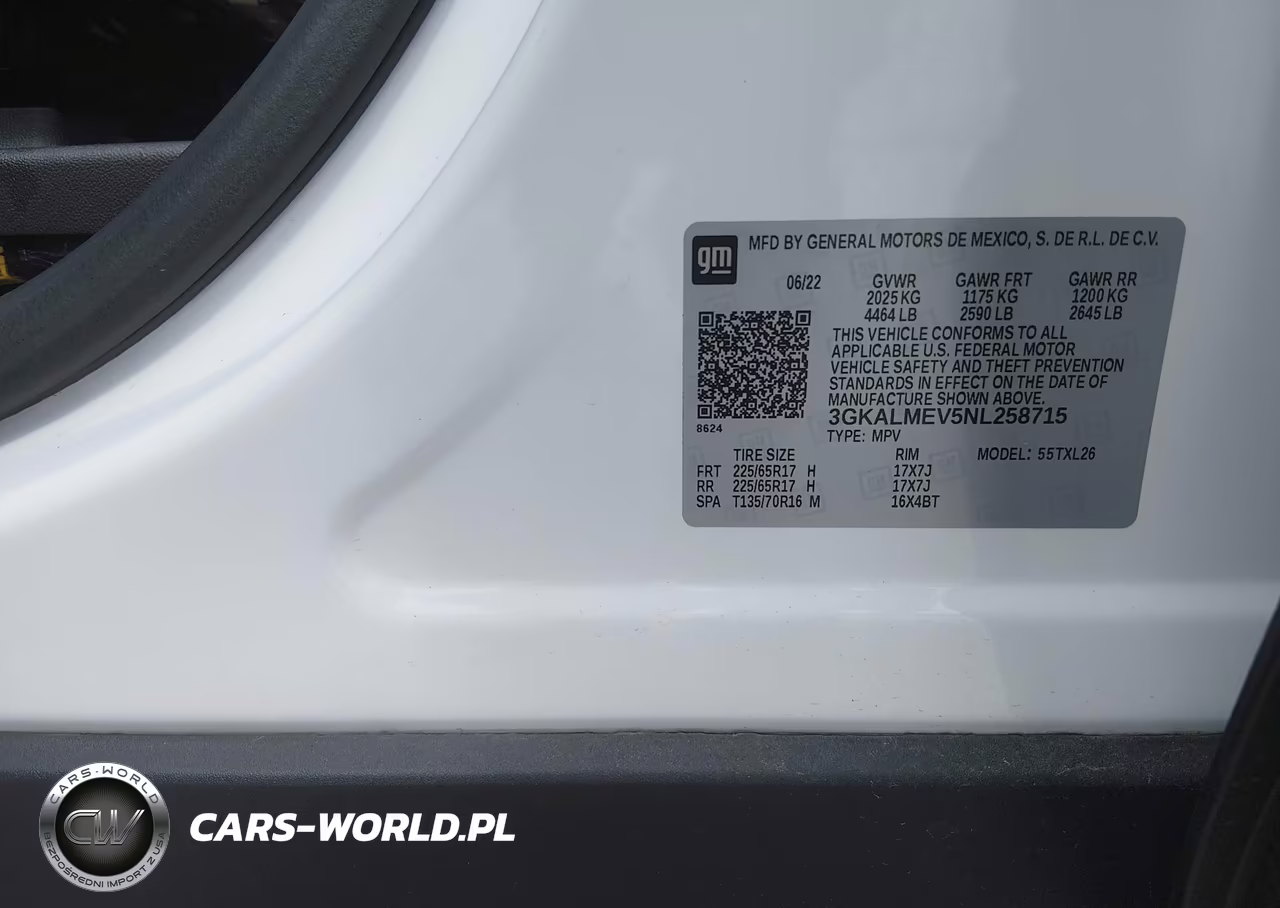 2022 GMC Terrain Fwd Sle VIN:3GKALMEV5NL258715 - 9