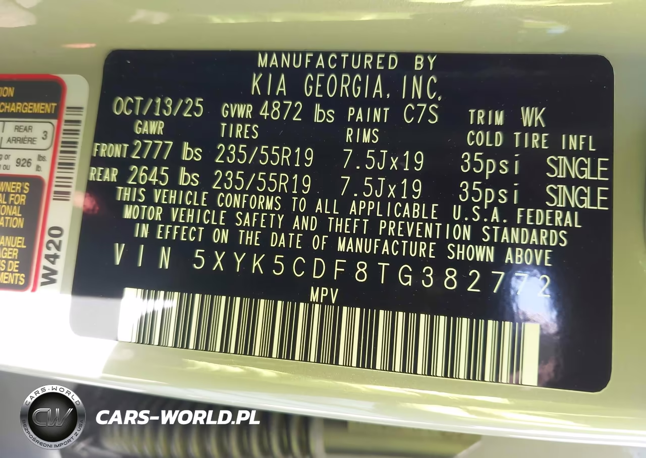 2026 Kia Sportage Sx-Prestige VIN:5XYK5CDF8TG382772 - 9