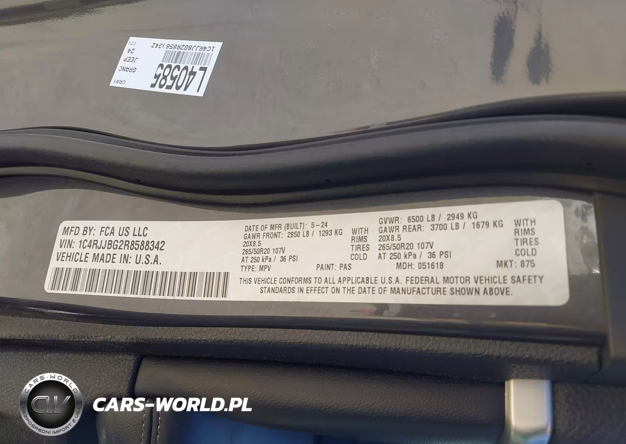 2024 Jeep Grand Cherokee L Limited 4X2 VIN:1C4RJJBG2R8588342 - 9