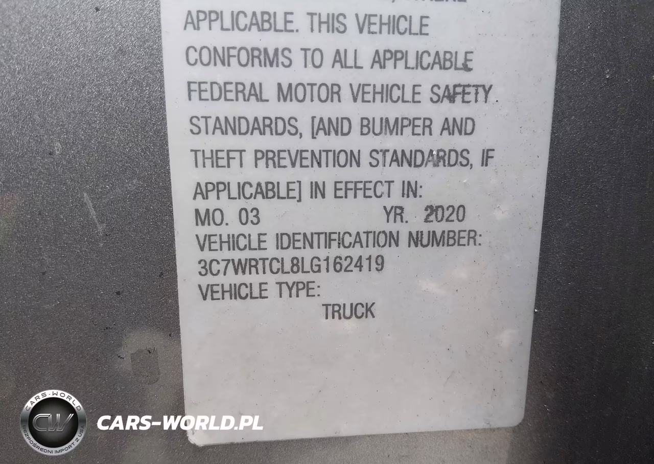 2020 Ram 3500 Chassis Tradesman-Slt-Laramie-Limited VIN:3C7WRTCL8LG162419 - 9