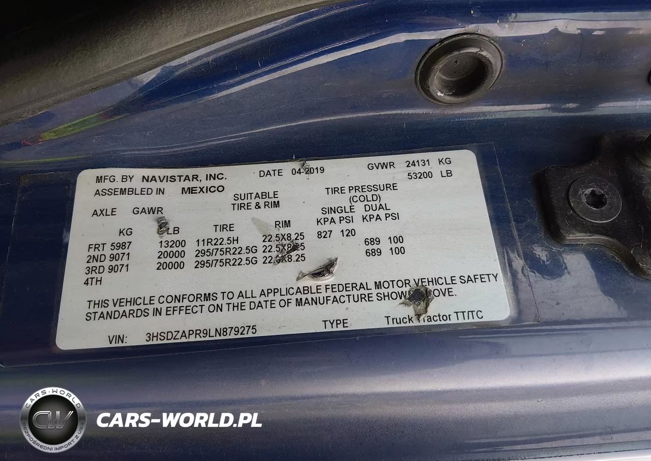 2020 International Lt VIN:3HSDZAPR9LN879275 - 8