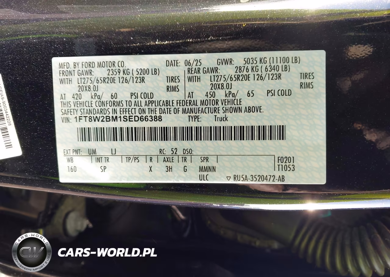 2025 Ford F-250 King Ranch VIN:1FT8W2BM1SED66388 - 8