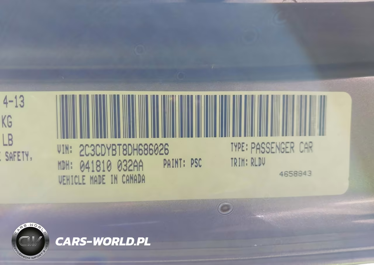 2013 Dodge Challenger R-T Plus VIN:2C3CDYBT8DH686026 - 9