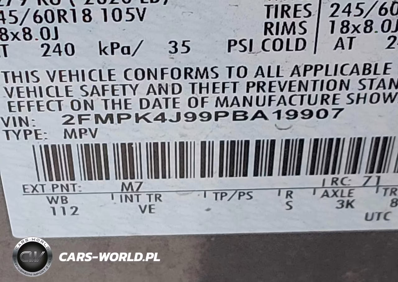 2023 Ford Edge Sel VIN:2FMPK4J99PBA19907 - 9
