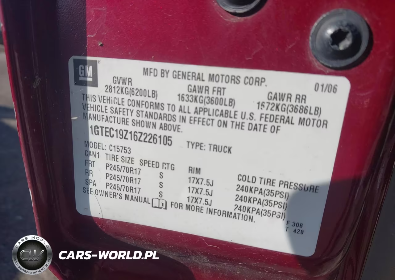 2006 GMC Sierra 1500 Sle1 VIN:1GTEC19Z16Z226105 - 9