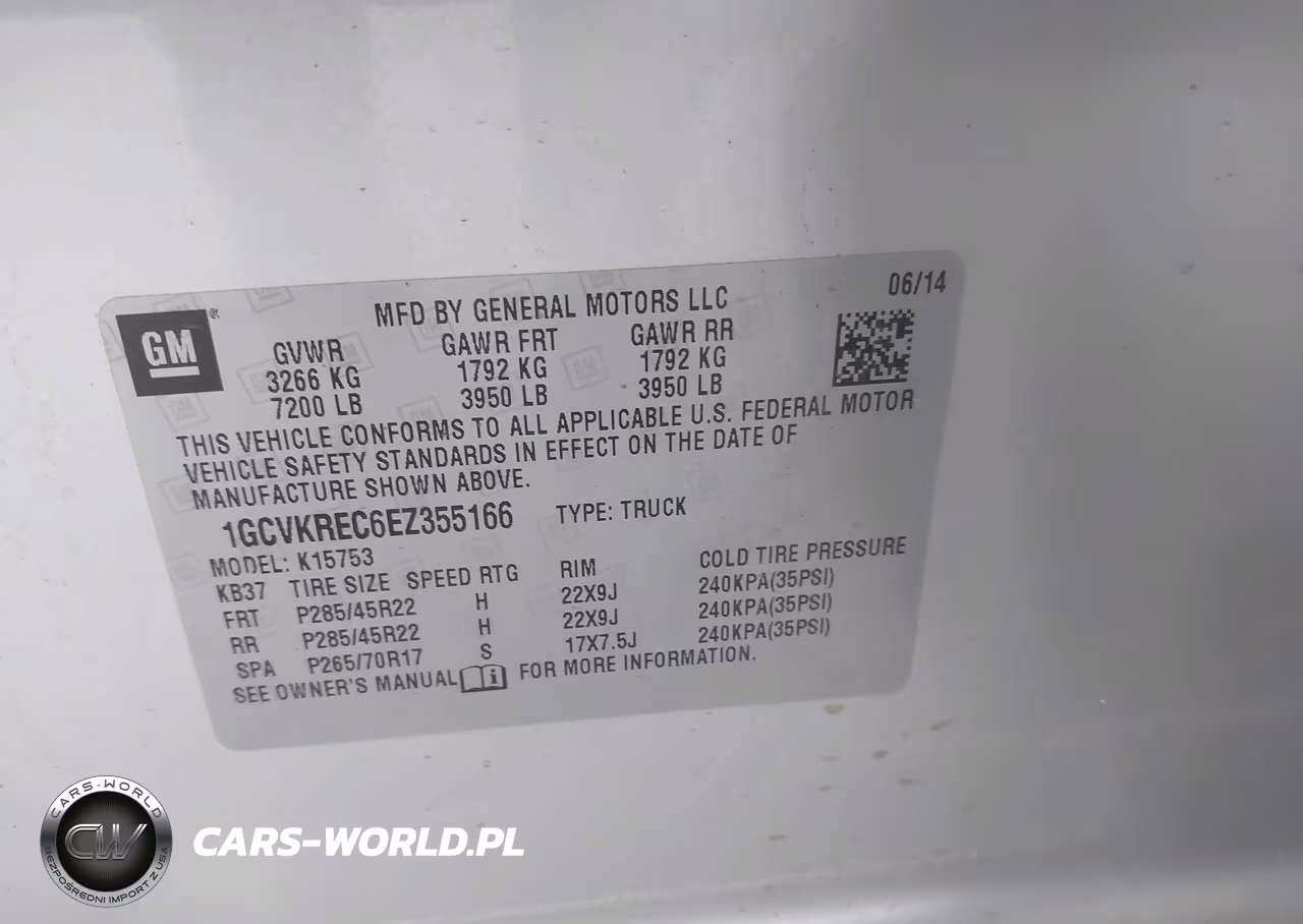 2014 Chevrolet Silverado 1500 1Lt VIN:1GCVKREC6EZ355166 - 9