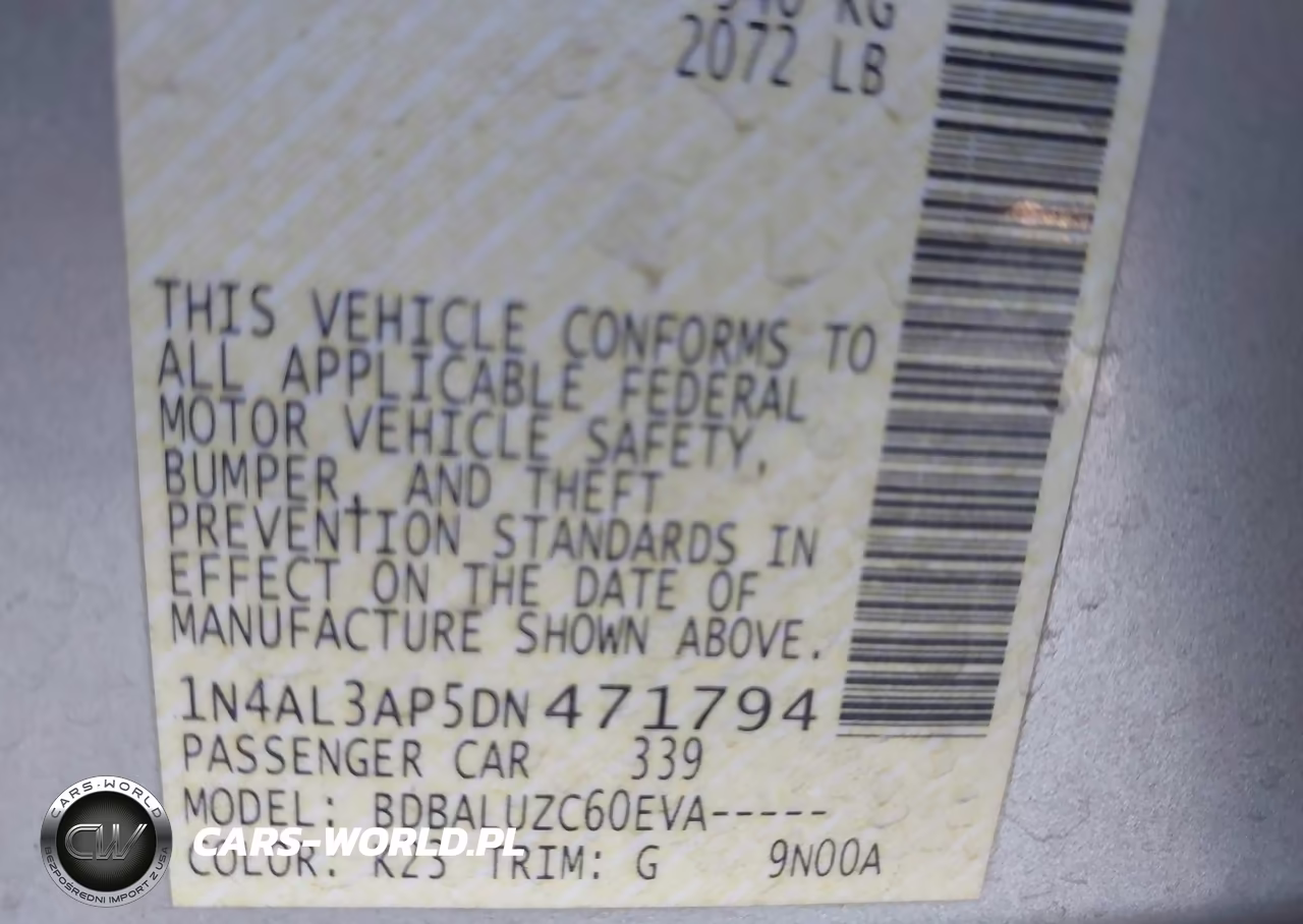 2013 Nissan Altima 2.5 Sv VIN:1N4AL3AP5DN471794 - 9