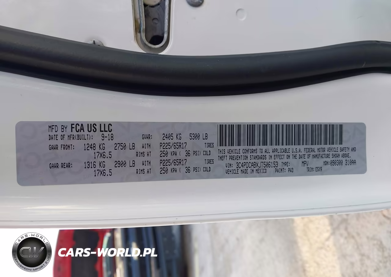 2018 Dodge Journey Se VIN:3C4PDCABXJT506153 - 9