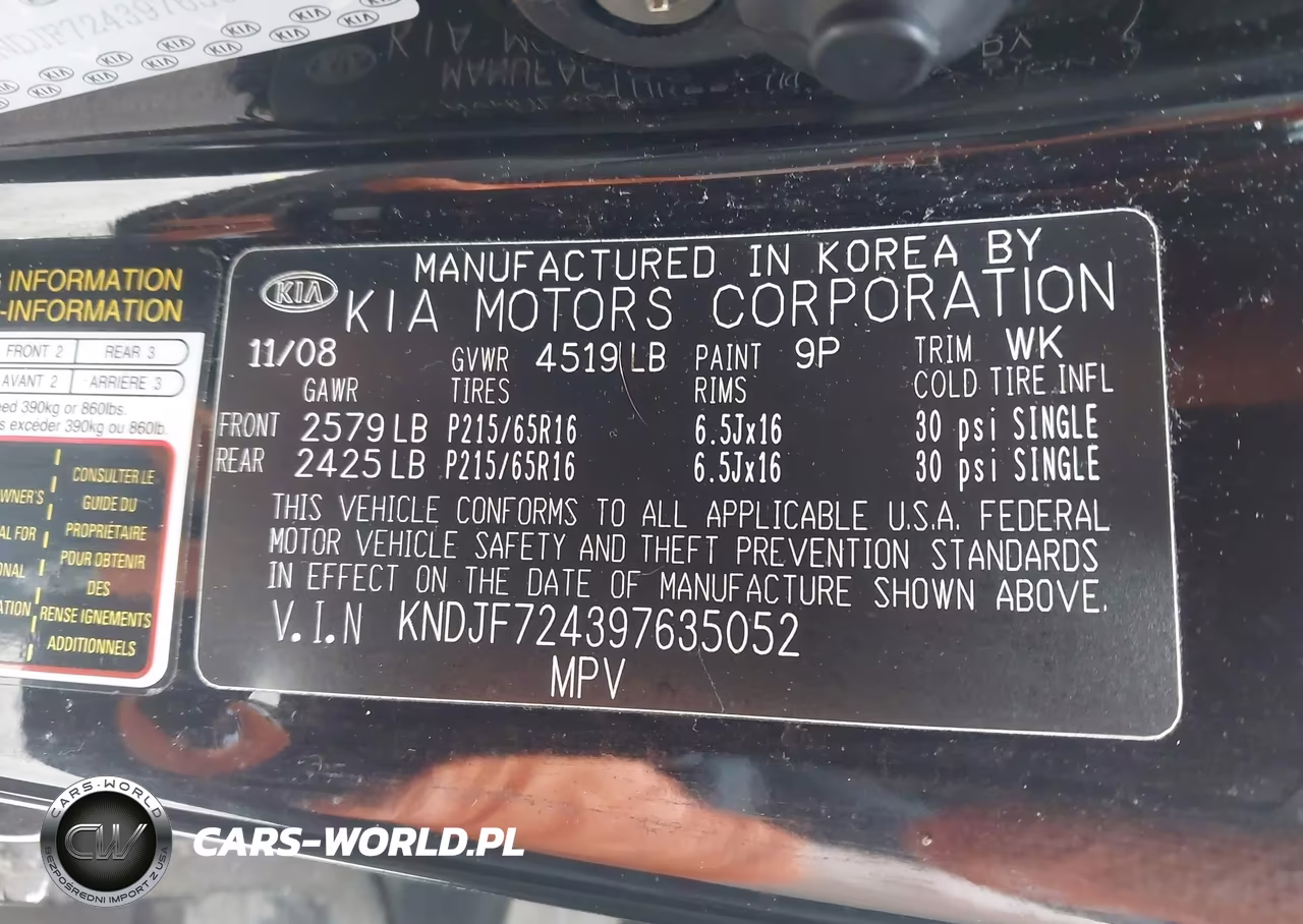 2009 Kia Sportage Lx VIN:KNDJF724397635052 - 9