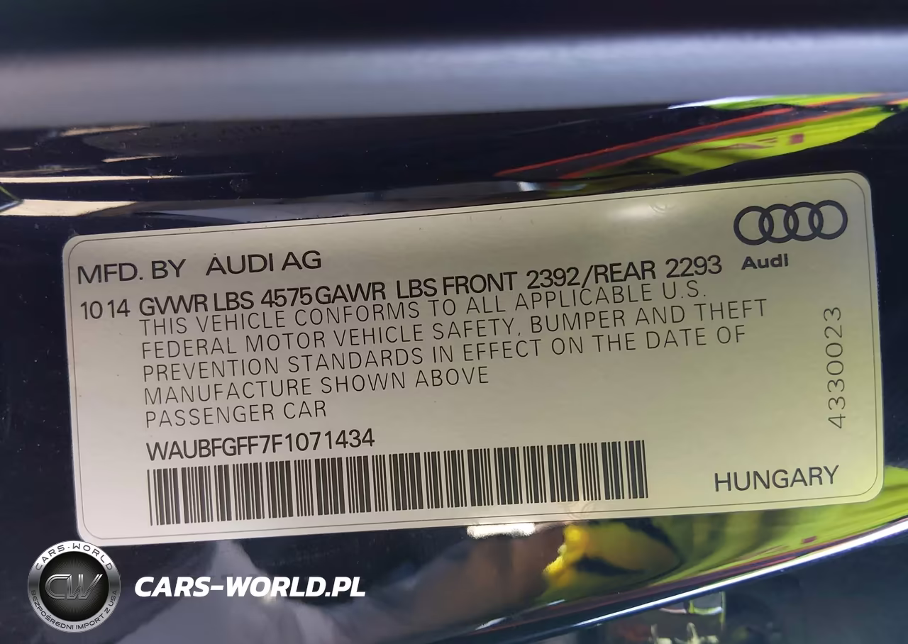 2015 Audi A3 2.0T Premium VIN:WAUBFGFF7F1071434 - 9