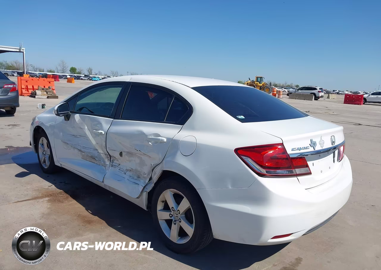 2014 Honda Civic Lx VIN:19XFB2F5XEE032956 - 3