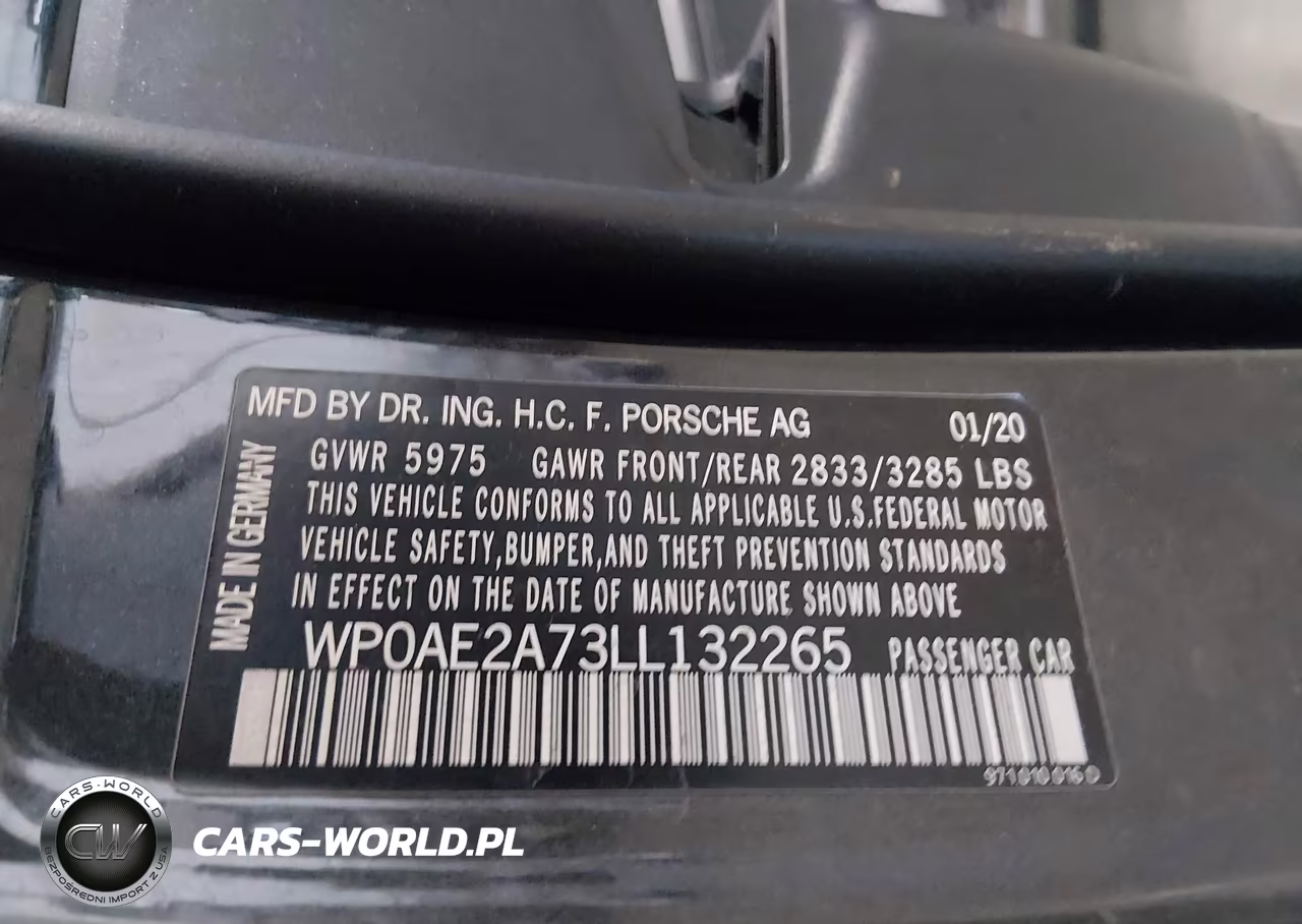 2020 Porsche Panamera E-Hybrid 4 VIN:WP0AE2A73LL132265 - 9