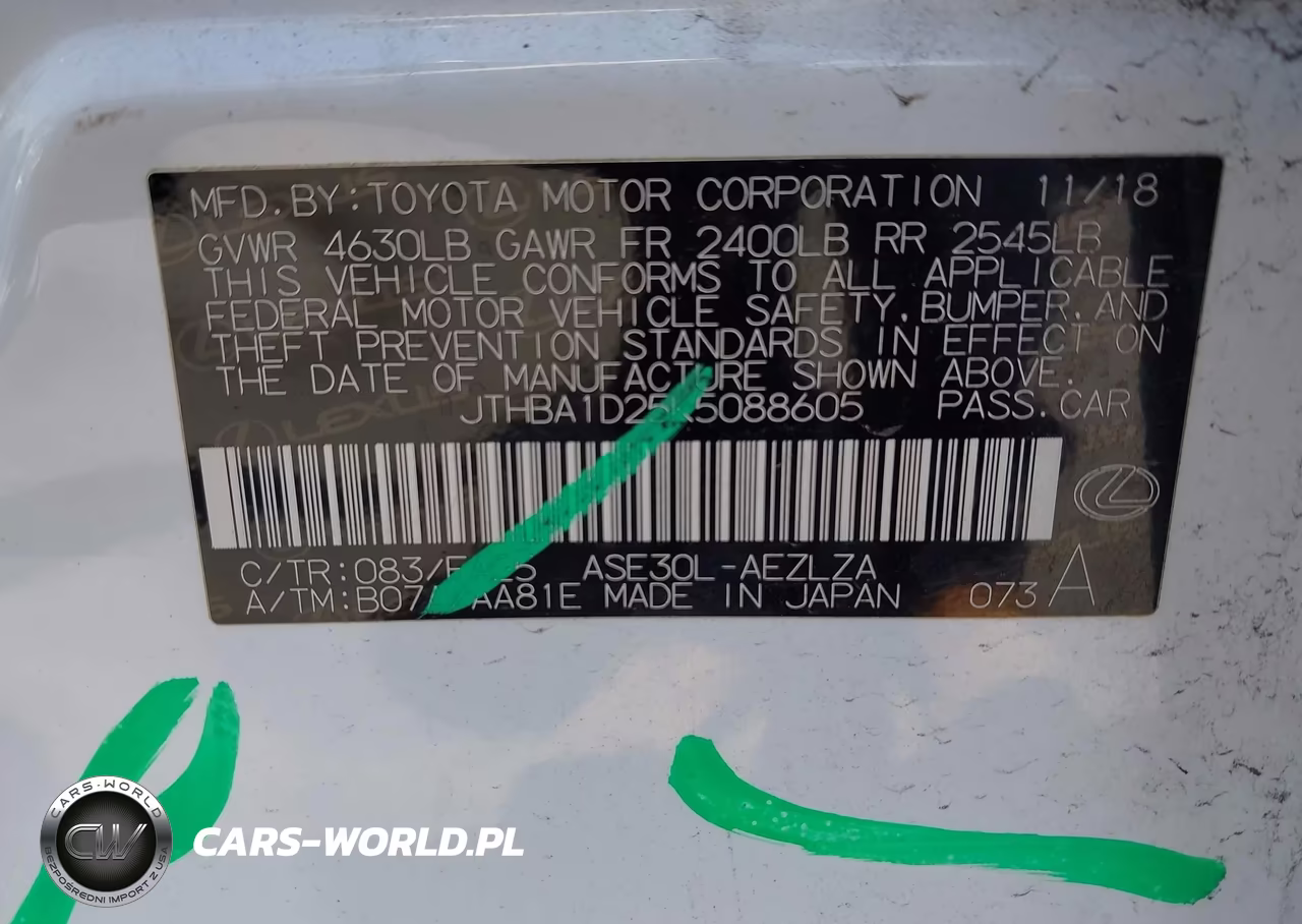 2019 Lexus Is 300 VIN:JTHBA1D25K5088605 - 9