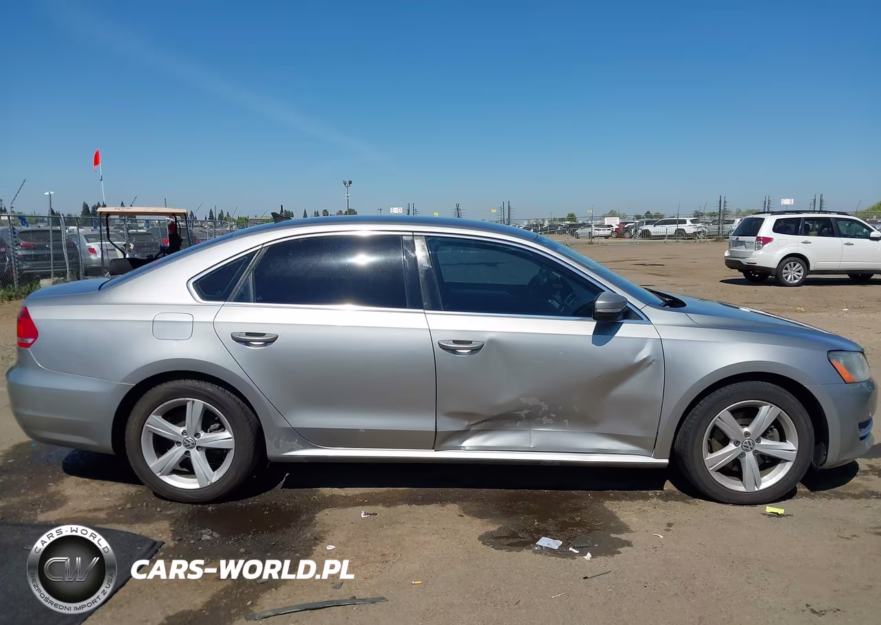 2012 Volkswagen Passat 2.5L Se VIN:1VWBP7A33CC076978 - 13