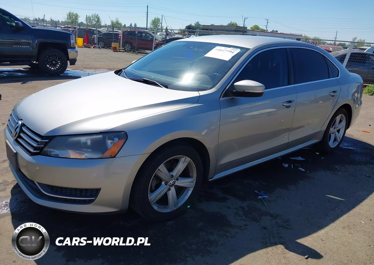 2012 Volkswagen Passat 2.5L Se VIN:1VWBP7A33CC076978 - 2